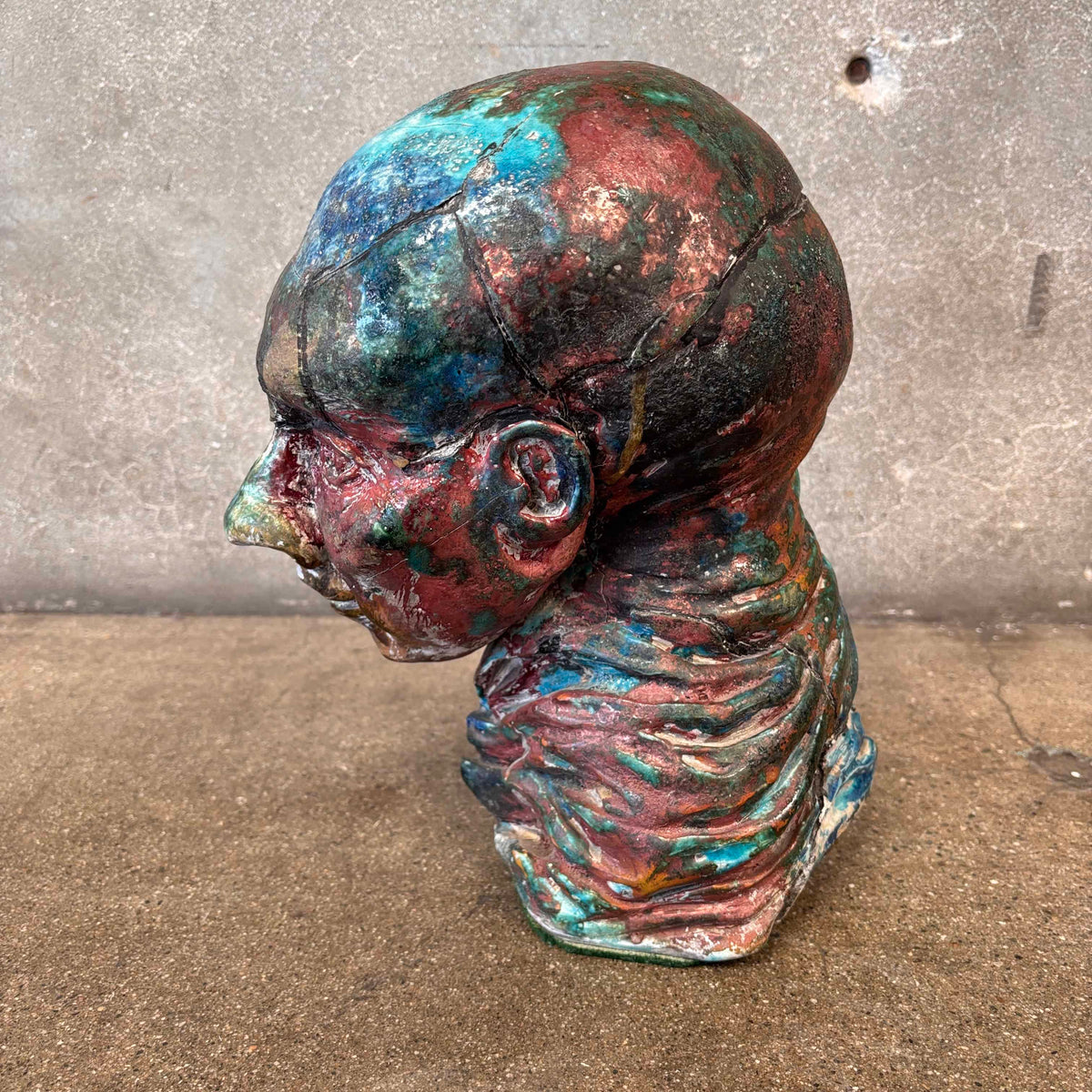 Mid Century Head Sculpture