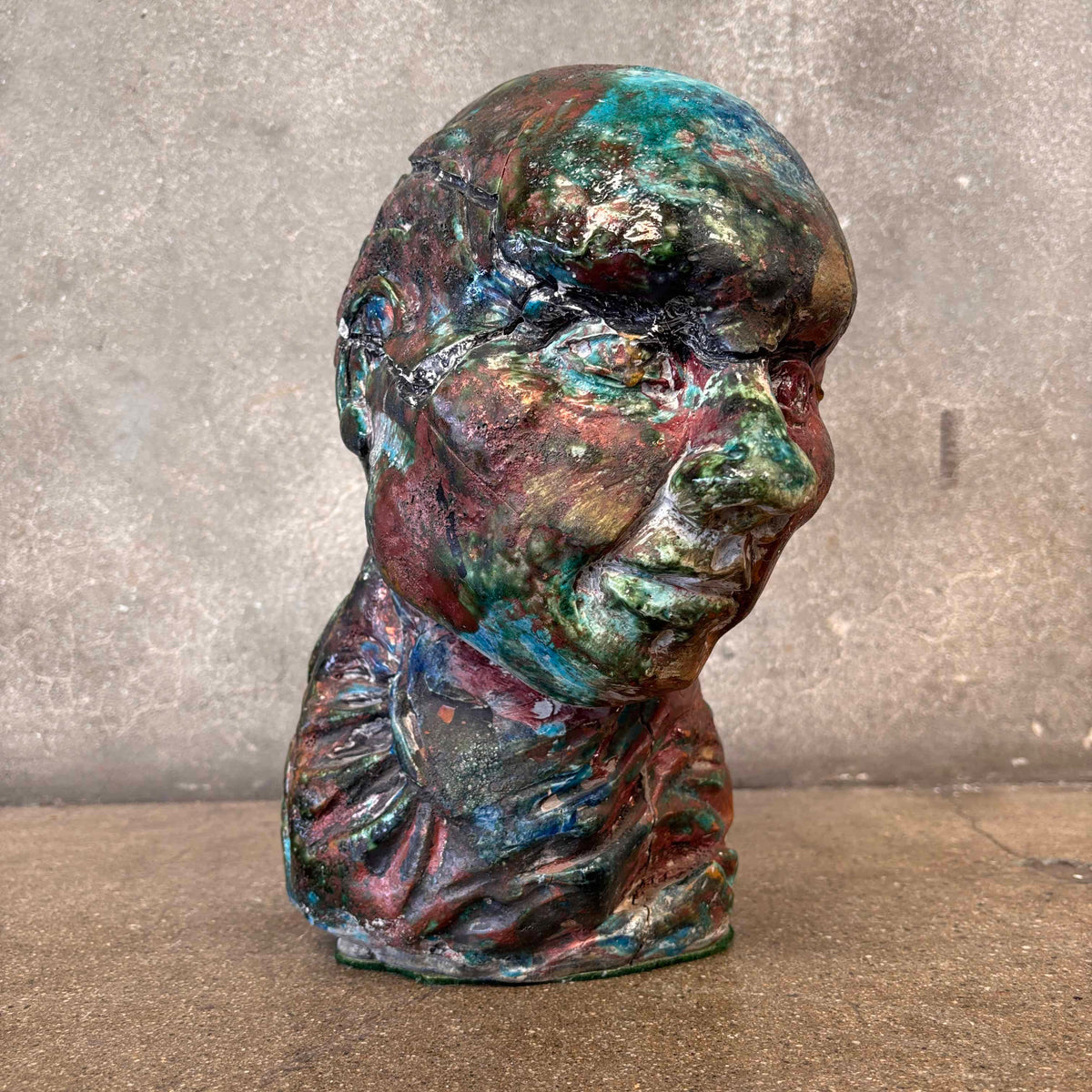 Mid Century Head Sculpture