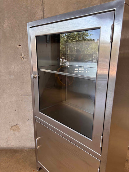 Stainless Steel Medical Cabinet by Blickman