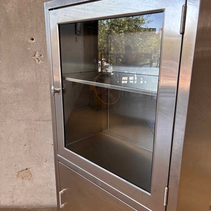 Stainless Steel Medical Cabinet by Blickman
