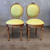 Pair of Antique French Gilded Parlor Chairs