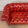 Vintage Baker Oxblood Chesterfield Sofa