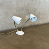 1950's Gerald Thurston Style Desk Lamp w/Bullet Shades