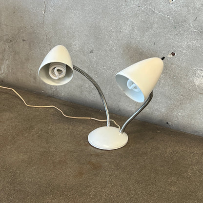 1950's Gerald Thurston Style Desk Lamp w/Bullet Shades