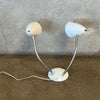 1950's Gerald Thurston Style Desk Lamp w/Bullet Shades