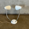 1950's Gerald Thurston Style Desk Lamp w/Bullet Shades