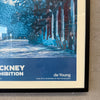 Vintage David Hockney Exhibition Poster