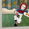 Vintage Oil on Canvas Raggedy Andy