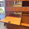 Mid Century Modern German Mobelfabrik  Wall Unit By Theodore Deppendorf w/Key