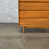 Mid Century Modern Highboy Six Drawer Dresser