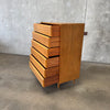 Mid Century Modern Highboy Six Drawer Dresser