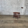 Solid Walnut Side Table By Arthur Umanoff