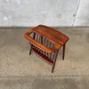 Solid Walnut Side Table By Arthur Umanoff