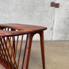 Solid Walnut Side Table By Arthur Umanoff