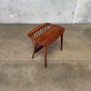 Solid Walnut Side Table By Arthur Umanoff