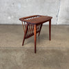 Solid Walnut Side Table By Arthur Umanoff