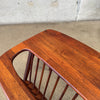Solid Walnut Side Table By Arthur Umanoff