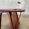 Solid Walnut Side Table By Arthur Umanoff