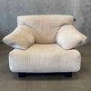 Mid-Century Linge Roset Corduroy Lounge Chair, France