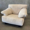 Mid-Century Linge Roset Corduroy Lounge Chair, France
