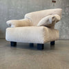 Mid-Century Linge Roset Corduroy Lounge Chair, France