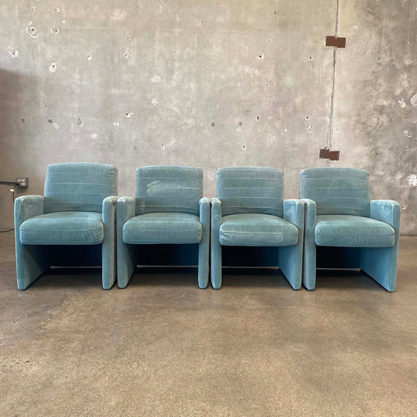 Mid Century Armchairs Set of Four