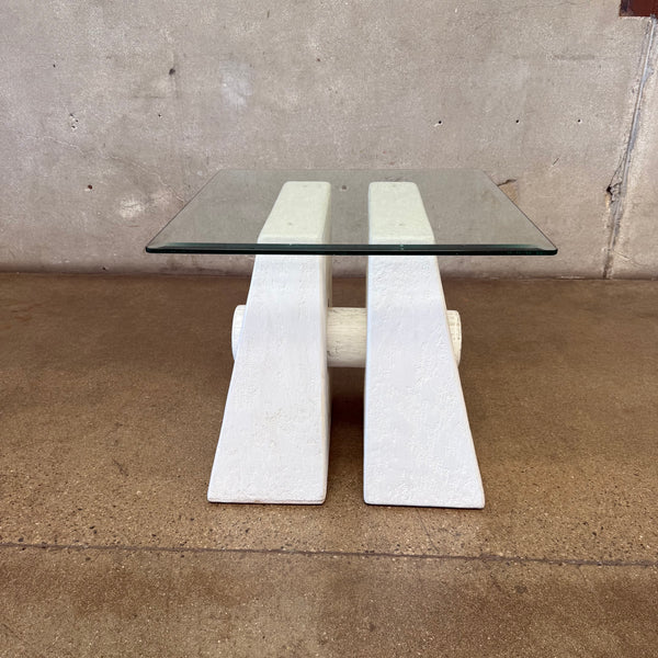 Vintage Plaster Side Table #2