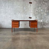Vintage G.V. Gasvig Danish Teak Desk - Pending