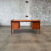 Vintage G.V. Gasvig Danish Teak Desk - Pending