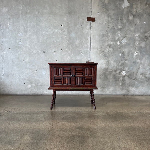 Antique Rustic Spanish Cabinet