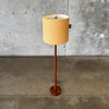 Mid Century Walnut Floor Lamp