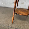 Turned Leg Oak Table/ Plant Stand