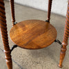 Turned Leg Oak Table/ Plant Stand