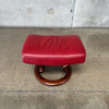 Ekornes Leather Ottoman Norway