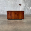 Mid Century Open End Walnut Trunk
