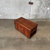 Mid Century Open End Walnut Trunk