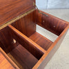 Mid Century Open End Walnut Trunk