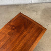 Mid Century Open End Walnut Trunk