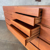 Danish Modern 14 Drawer Teak Dresser By Arne Wahl Iversen For Vinde Mobelfabrik