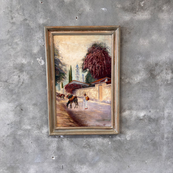 Mission Mexico Painting 1934 - A. Holder