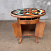 Gladding McBean Tile Top Table Cabinet