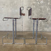Pair of Vintage Postmodern Stendig Italian Barstools