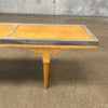 Art Deco Mastercraft Olive Wood Bench Coffee Table