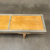 Art Deco Mastercraft Olive Wood Bench Coffee Table