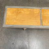 Art Deco Mastercraft Olive Wood Bench Coffee Table