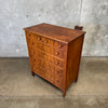 Antique Burlwood Tall Chest of Drawers