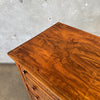 Antique Burlwood Tall Chest of Drawers