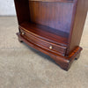 Bow Front Mahogany Book Shelf