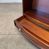 Bow Front Mahogany Book Shelf