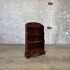 Bow Front Mahogany Book Shelf